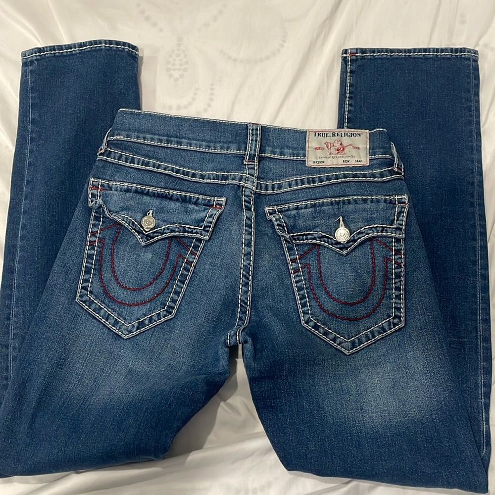 True Religion Mens straight leg jeans